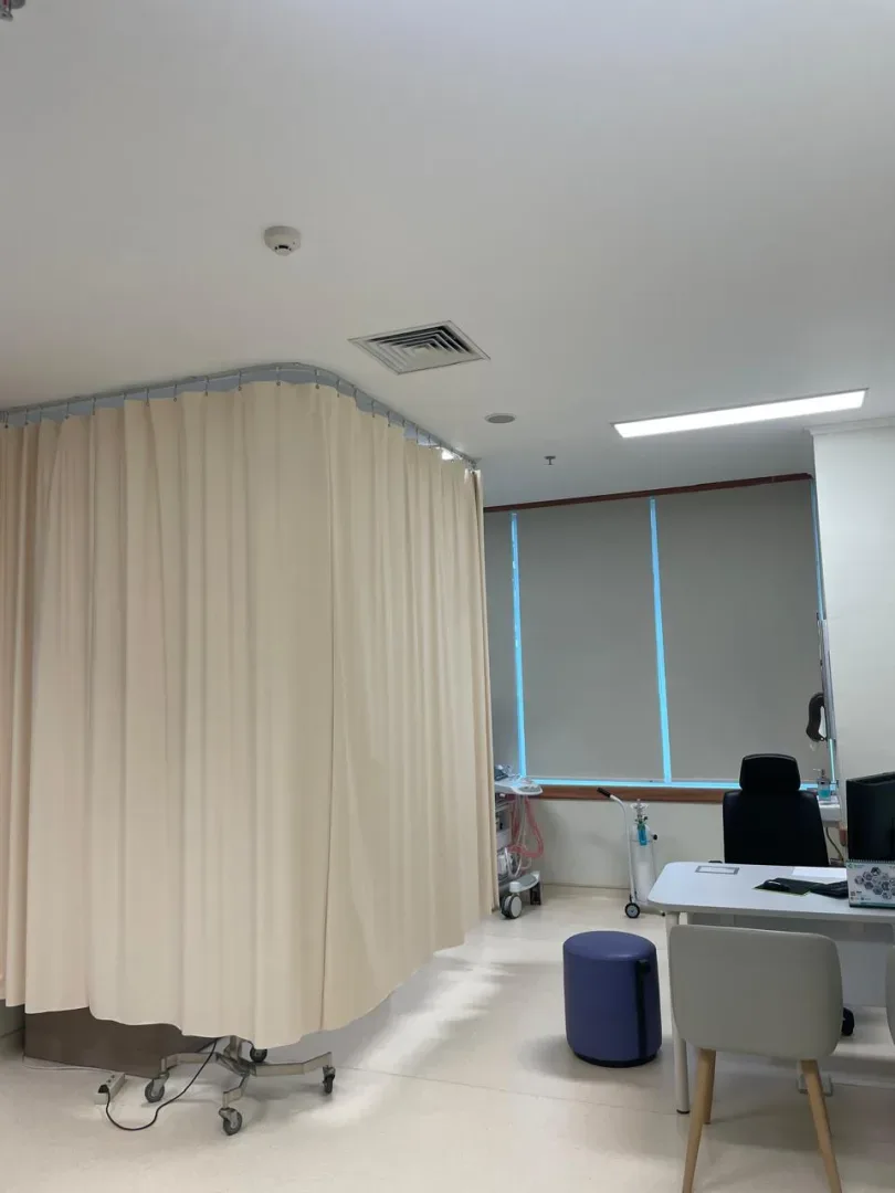PVC Curtain Rumah Sakit & Roller Blind